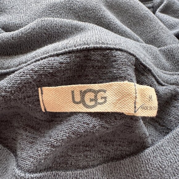 UGG Women's Sweatshirt Soft Blue Crew Neck Size Medium - Picture 5 of 6